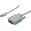 Kabelis DisplayPort 1.1a mini DP-DVI tipas MM 2.0m
