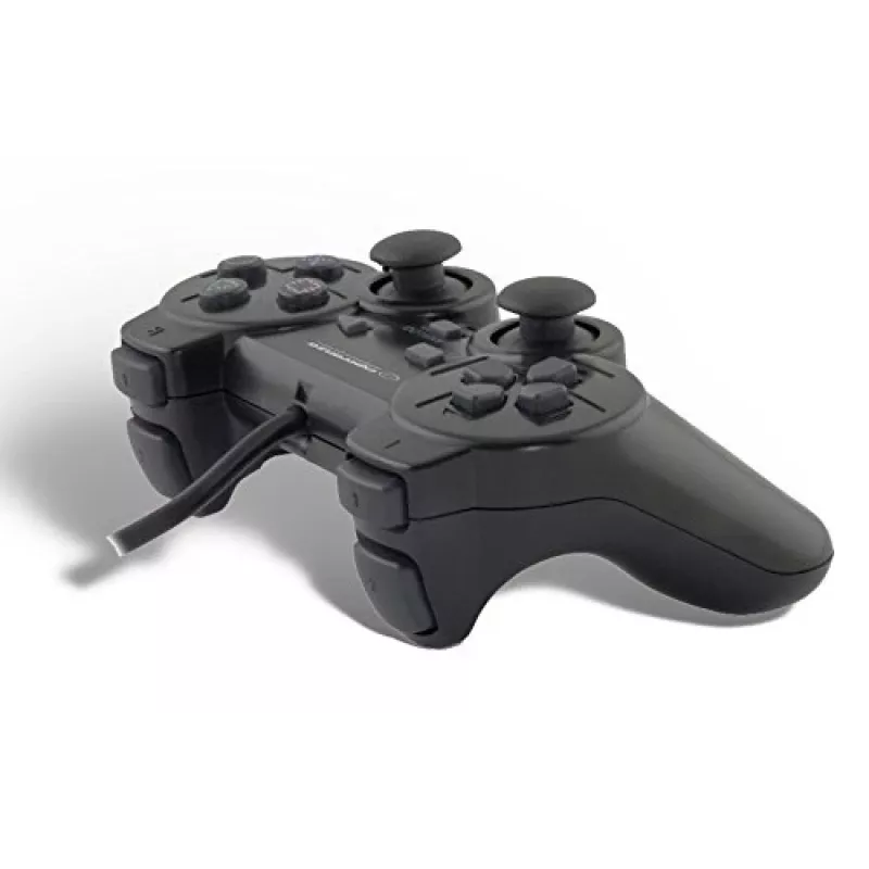 Esperanza EG106 žaidimų valdiklis (džoistikas) PC, PlayStation 2, PlayStation 3, analoginis / skaitmeninis, USB 2.0, juodas