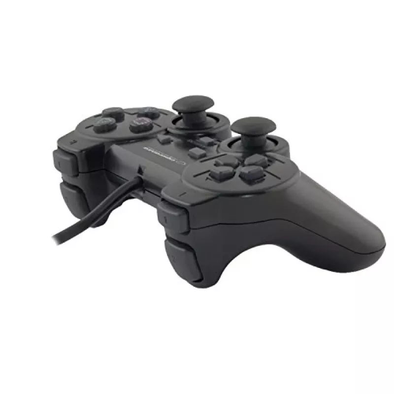 Esperanza EG106 žaidimų valdiklis (džoistikas) PC, PlayStation 2, PlayStation 3, analoginis / skaitmeninis, USB 2.0, juodas