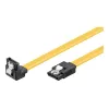 Wentronic Goobay S-ATA kietojo disko kabelis, 0,5 m - S-ATA L-Type > L-Type 90° (95020)