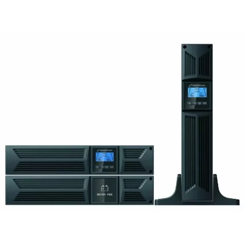 PowerWalker VI 1500RT LCD nepertraukiamo maitinimo šaltinis (UPS) 1,5 kVA 1350 W 8 AC išėjimai