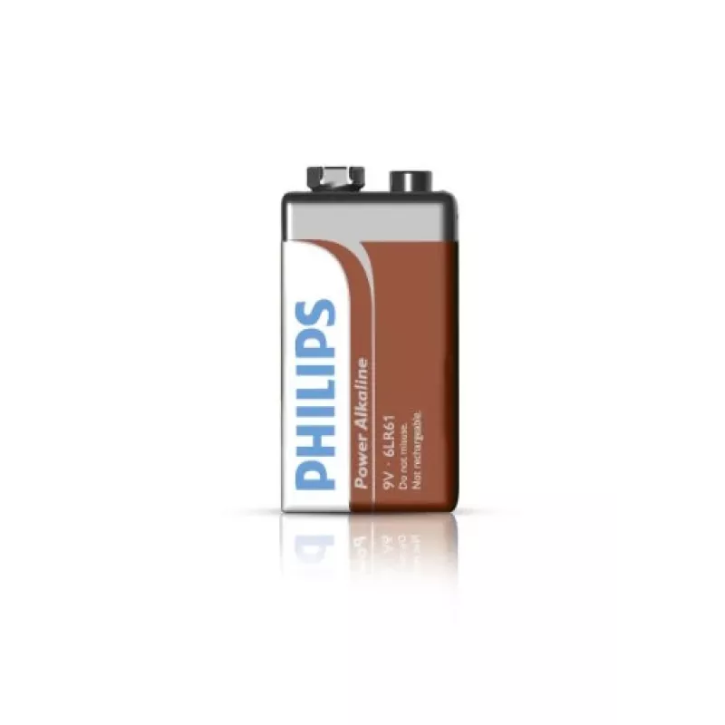 Philips PowerLife šarminė baterija 9V (6LR61P1B/10)