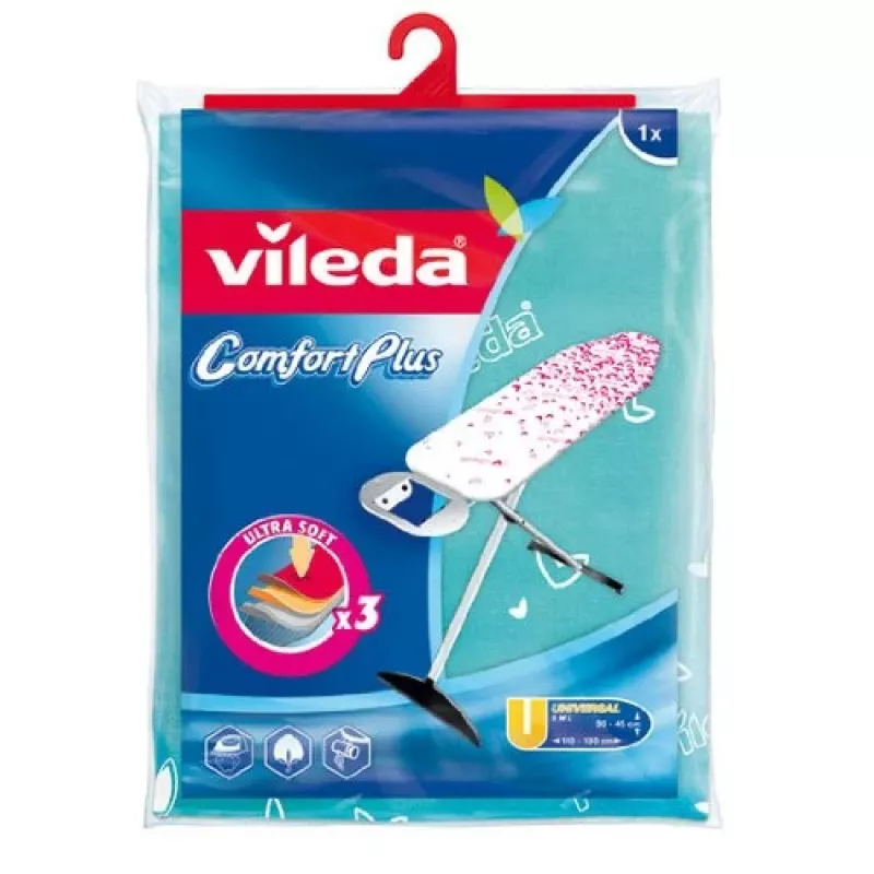Vileda Comfort Plus lyginimo lentos užvalkalas, asorti