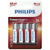 Vienkartinė baterija Philips Power Alkaline LR6P4B/10