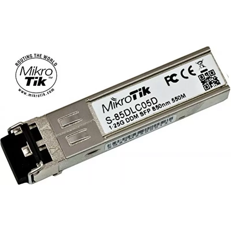 Mikrotik S-85DLC05D SFP modulis 1.25 Gbit/s 850 nm 550 m