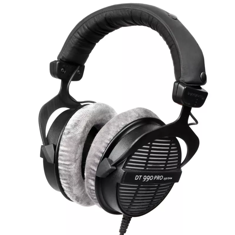 Studijinės ausinės Beyerdynamic DT 990 PRO 250 Ω – atviros, laidinės, 3 m kabelis, 96 dB, 5–35 kHz