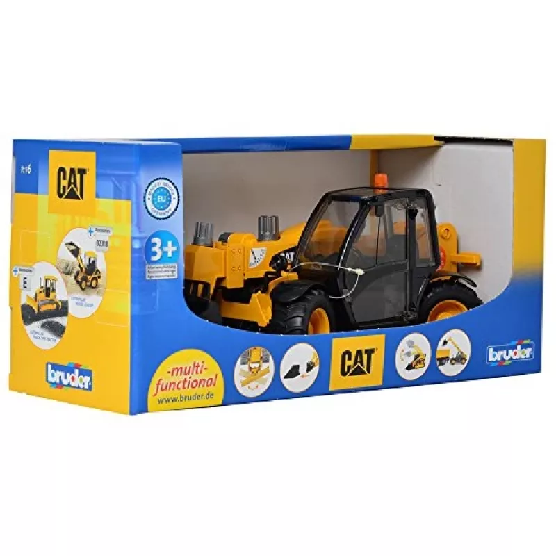 Bruder 02141 Caterpillar Telehandler plastikinis ūkio ir statybų žaislas