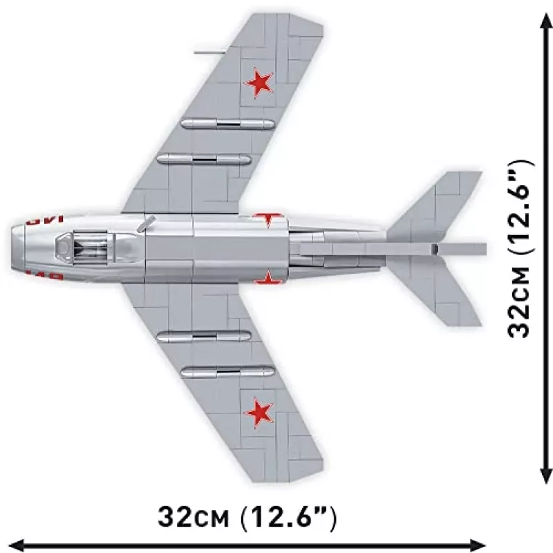 COBI Historical Collection Korėjos karas MiG-15 NATO kodas Fagot Sovietinis reaktyvinis lėktuvas