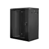 Sieninis stovas Lanberg WF01-6418-10B, 18U, 19 inch, 600x450 mm, juodas