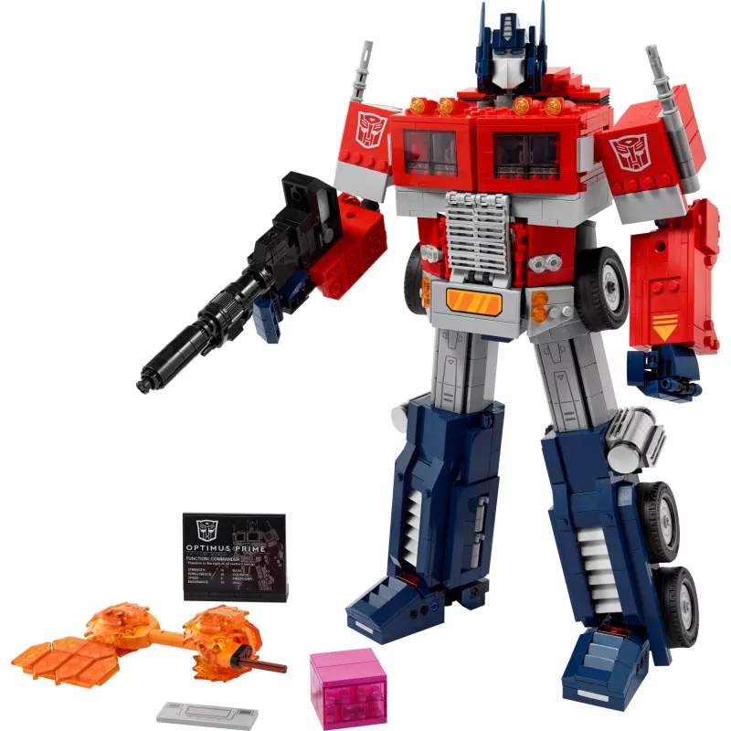LEGO® 10302 Icons Optimus Prime, Transformers Robotų Modelio Rinkinys