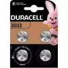 Monetinė baterija Duracell CR2032 3V ličio – pakuotė 4 vnt.