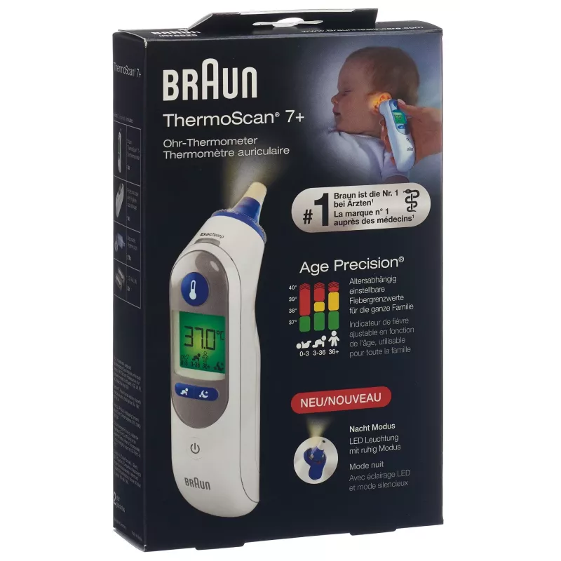 Termometras į ausį Braun IRT6525