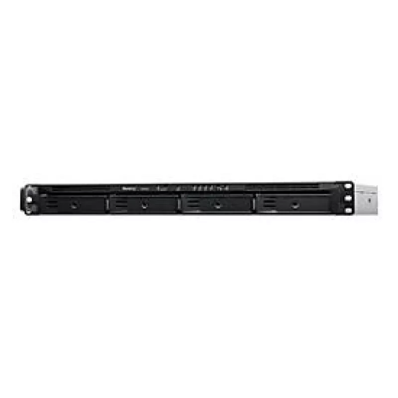 Synology RackStation RS422+ NAS / saugojimo serveris, stovas (1U), Ryzen Embedded R1600, 2 GB DDR4, DSM, juoda