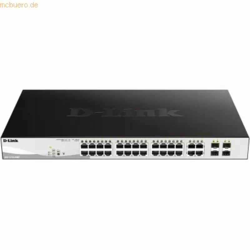 D-Link DGS-1210-28MP/E valdomas L2 Gigabit Ethernet PoE jungiklis 1U