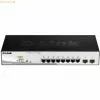 D-Link DGS-1210-10P valdomas L2 gigabito Ethernet (10/100/1000) Power over Ethernet (PoE) 1U juodas
