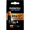 Duracell Optimum AA LR6 baterijos lizdinėje pakuotėje 4 vnt