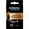 Duracell OPTIMUM AAA šarminės baterijos, 4 vnt. – ilgalaikė energija mažiems prietaisams