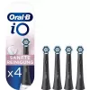 Dantų šepetėlio galvutės Oral-B iO Gentle Care – 4 vnt., juodos, minkštų šerelių