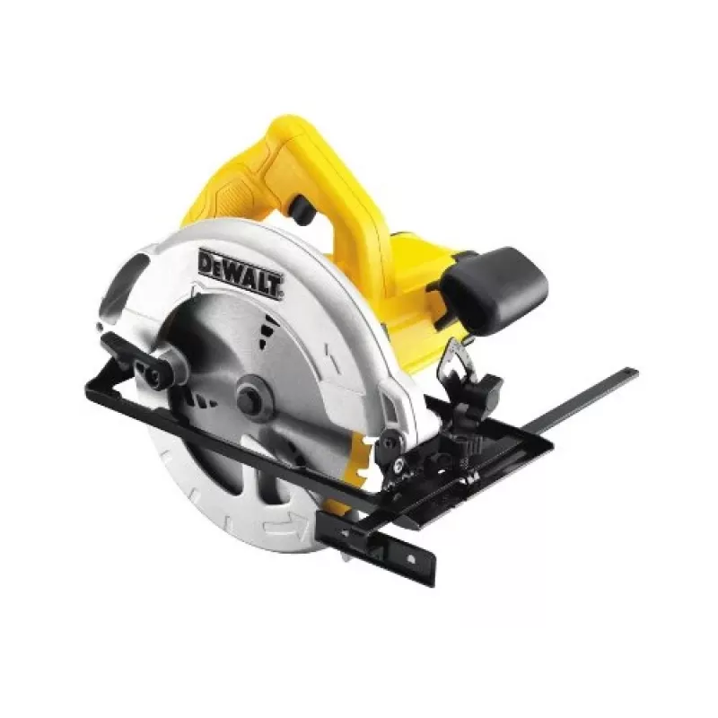 DeWALT DWE560 elektrinis diskinis pjūklas, 1350 W, 184 mm pjovimo diskas, 5500 aps./min, geltona/juoda