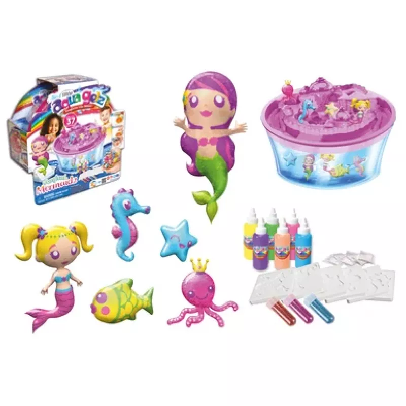 SIMBA Aqua Gelz rinkinys Magic Mermaids – kūrybinis rinkinys su vandeniu aktyvuojamais gelio karoliukais, modelis 106322568