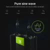 Automobilinis keitiklis Green Cell INV21 6000 W, 24V DC į 230V AC, 2x USB PD, aktyvus aušinimas, nuimamos DC jungtys, juodas