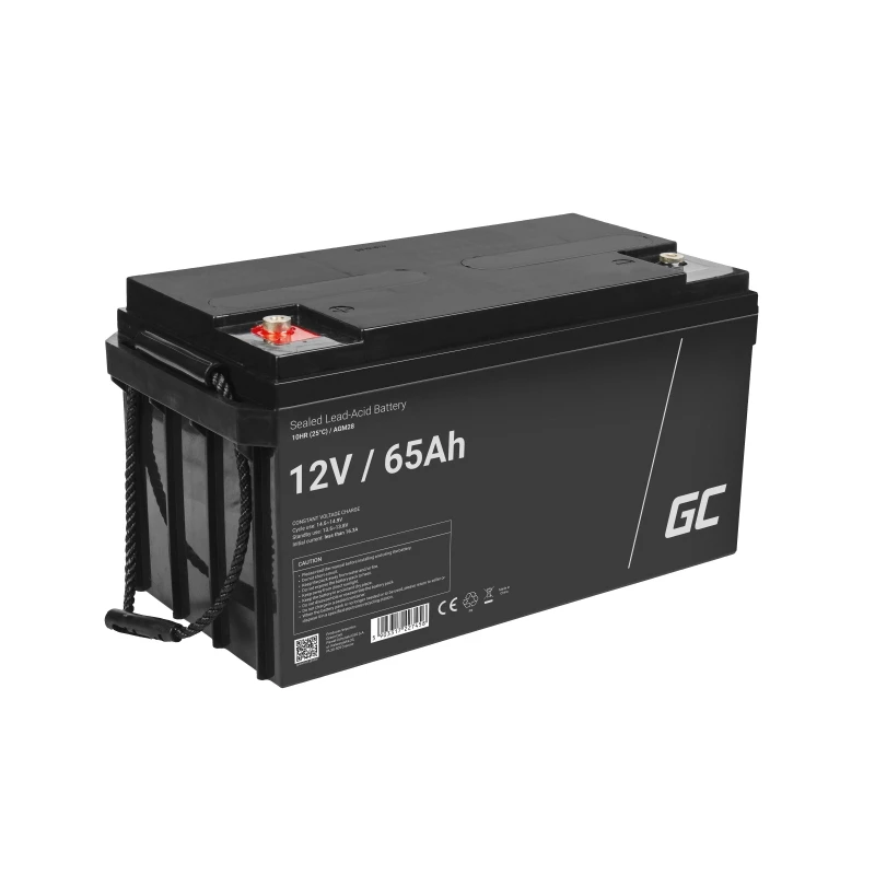 Baterija Green Cell AGM28 pramoninė įkraunama sandarioji švino rūgšties (VRLA) 12 V 65000 mAh, 1 vnt., 20 kg