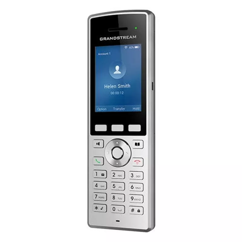 Grandstream Networks WP822 belaidis IP telefonas juodas, sidabrinis 2 linijos LCD Wi-Fi