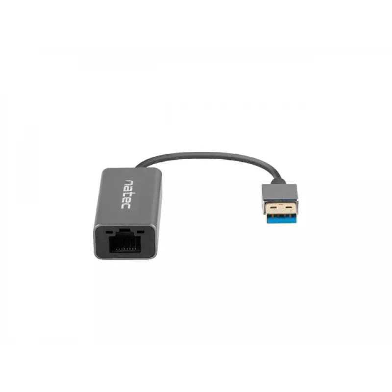 Natec Cricket NNC-1924 USB 3.0 Type-A į RJ45 Ethernet adapteris, 1000 Mbit/s, 15 cm kabelis, juodas