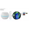 Shelly H&T – belaidis temperatūros ir drėgmės jutiklis, WiFi, kompaktiškas, išmanus namų automatikai, juodos spalvos