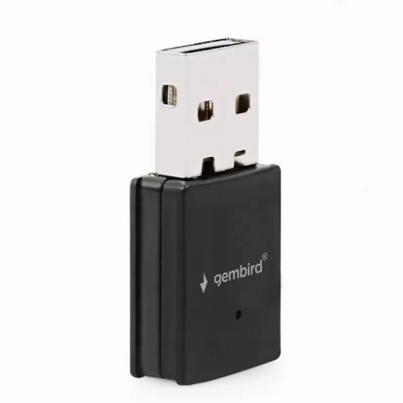USB 2.0 Wi-Fi adapteris Gembird WNP-UA300-01 — RTL8192EU, 2,4 GHz, 802.11b/g/n, 300 Mbps