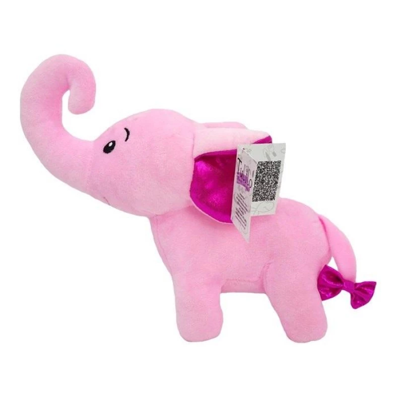 Minkštas žaislas TULILO Ignas dramblys, pliušinis, 19 cm aukštis