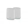 NETGEAR Orbi RBK762S maršrutizatoriaus ir palydovo rinkinys, triju dažnių (2.4 GHz / 5 GHz / 5 GHz) Wi-Fi 6 (802.11ax), balta, vidinės antenos