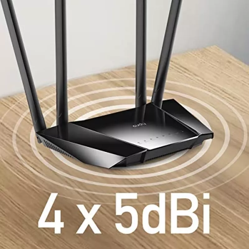 Cudy LT400 belaidis maršrutizatorius 4G LTE, 300 Mbps, 2,4 GHz, Fast Ethernet, juodas