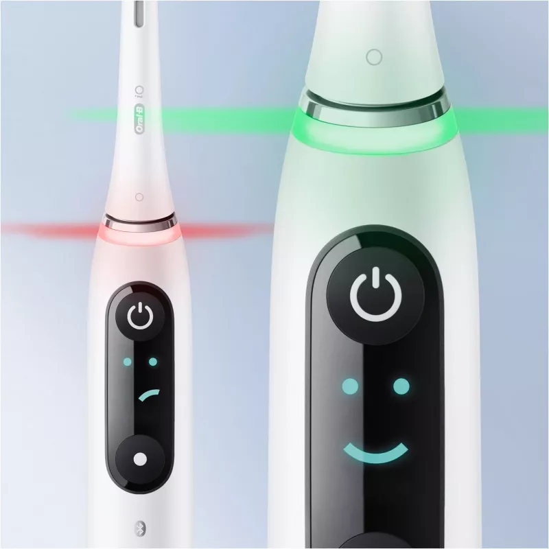 Oral-B iO 9N suaugusiųjų vibracinis dantų šepetėlis Baltas