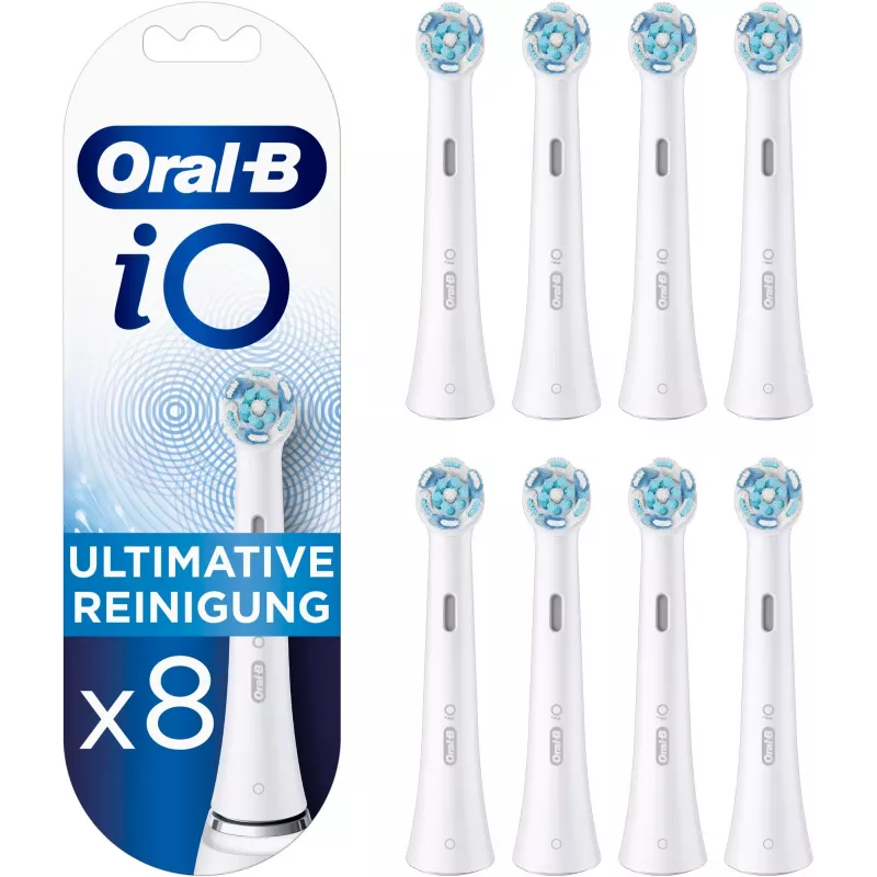 Dantų šepetėlio galvutė Oral-B iO Ultimate Clean, 8 vnt. pakaitinių galvučių