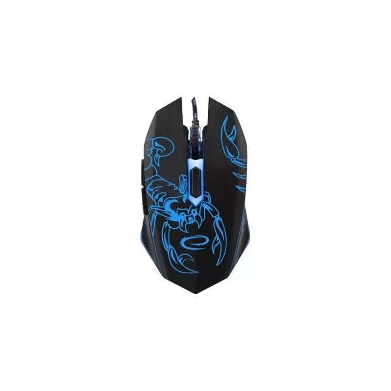 Esperanza MX203 SCORPIO pelė - USB - optinė - 6 mygtukai - mėlyna - juoda