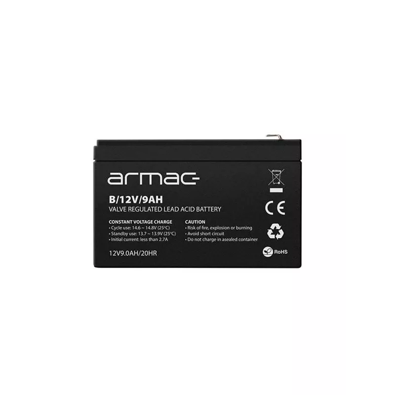 ARMAC B/12V/9AH – Švino rūgšties neaptarnaujamas akumuliatorius 12V 9Ah