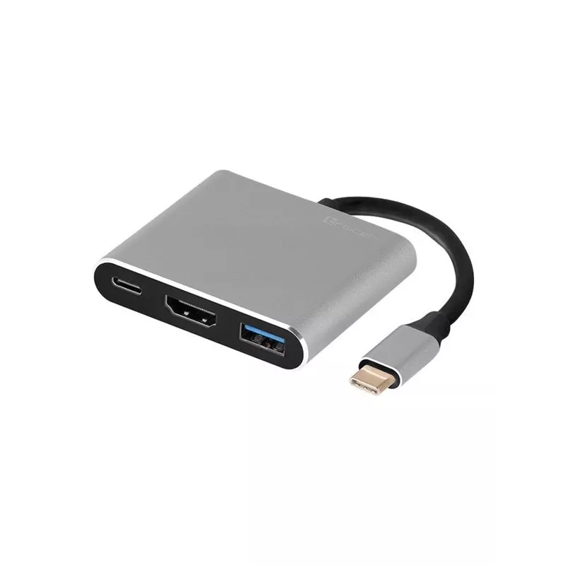 Adapter TRACER A-1, USB-C į HDMI 4K, USB 3.0, PD 100W