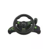 Esperanza EGW102 žaidimų vairas PC, PlayStation 3, USB, juodas/žalias