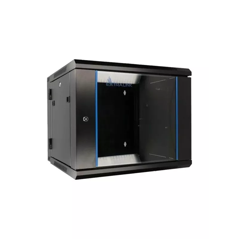 Extralink Rackmontuojama spinta 6U 600x600 AZH Juoda, montuojama ant sienos, atverčiamo tipo