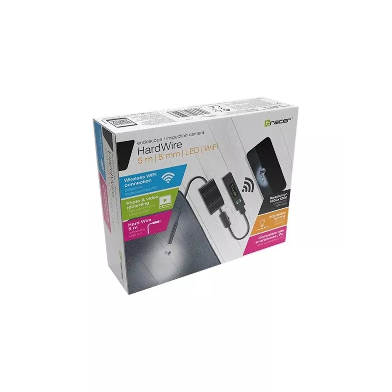 Tracer HardWire 1600 x 1200 endoskopas Fortradet Tradlos