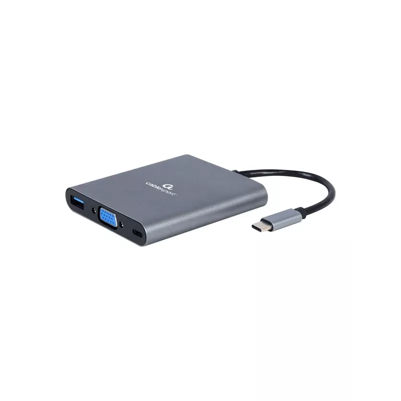 Gembird a-CM-COMBO6-01 USB 3.2 Gen 1 dokų stotelė / prievadų replikatorius