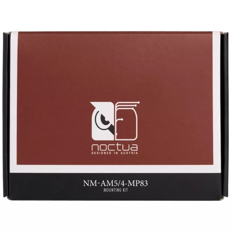 Tvirtinimo rinkinys Noctua NM-AM5/4-MP83 Black Chrome lizdui AM4 AM5