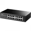 Tinklo jungiklis Cudy GS1016 — 16 prievadų Gigabit Ethernet (10/100/1000), 32 Gbit/s perjungimas, montuojamas stelaže, maitinamas kintamąja srove
