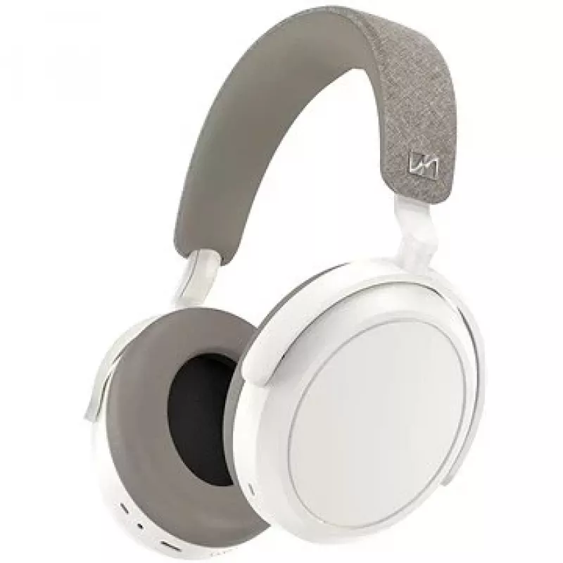 Sennheiser MOMENTUM 4 Wireless 509267 ausinės, apimančios ausį, Bluetooth 5.2, ANC, 60 val., 2,5 mm, USB-C, baltos