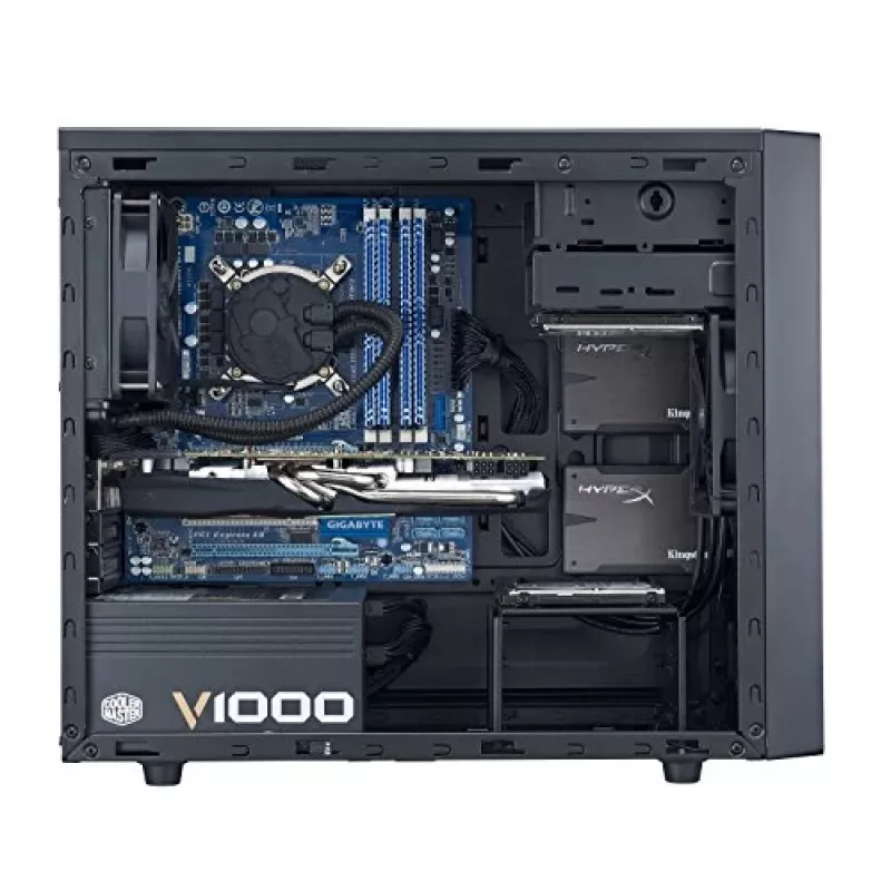Cooler Master N200 - kompiuterio korpusas - Mini ITX / Micro ATX - be maitinimo šaltinio (ATX / PS/2)