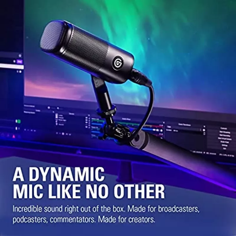 Mikrofonas PC Elgato Wave DX Juodas