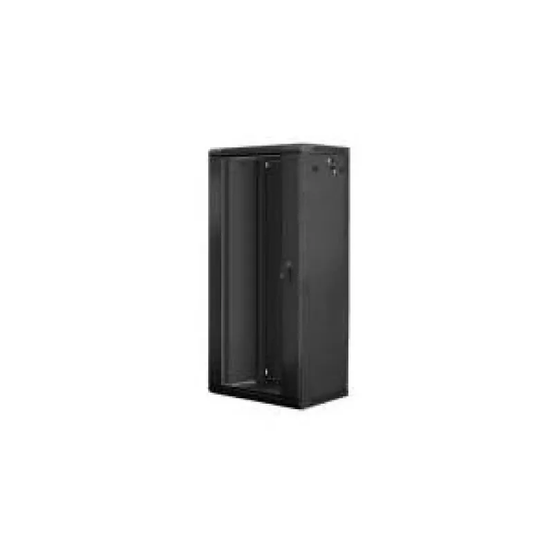 Lanberg Sieninis 19 inch Rack 27U/600x450mm Juodas, Plokščios Pakuotės
