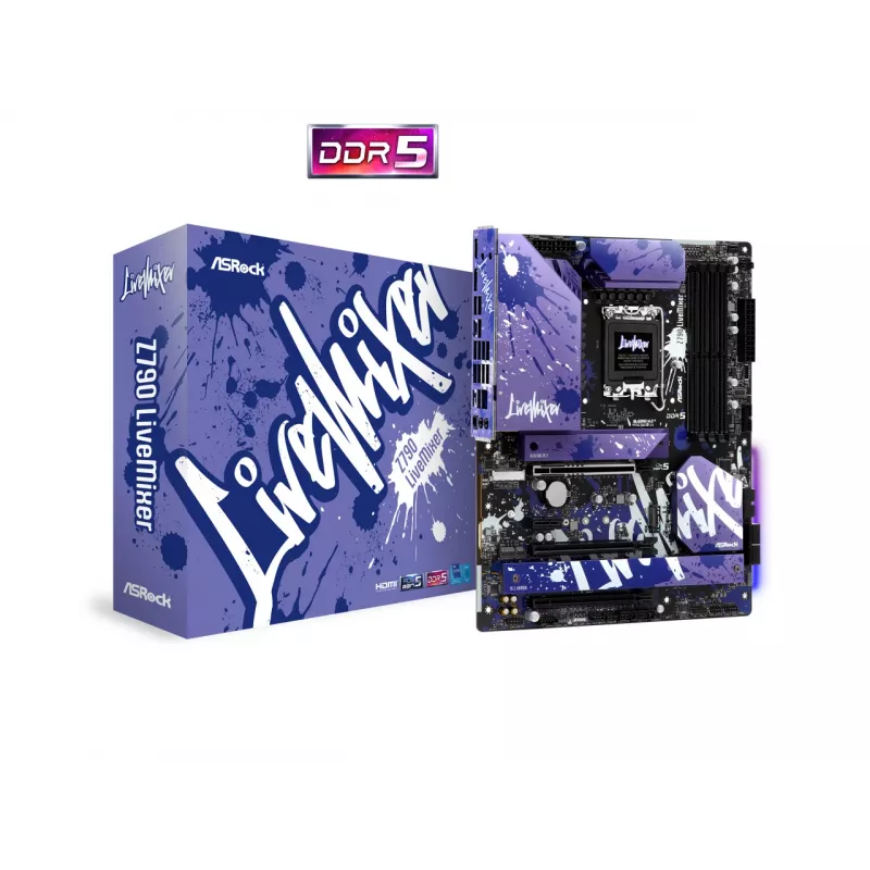 ASRock Z790 LiveMixer ATX LGA1700 DDR5 pagrindinė plokštė
