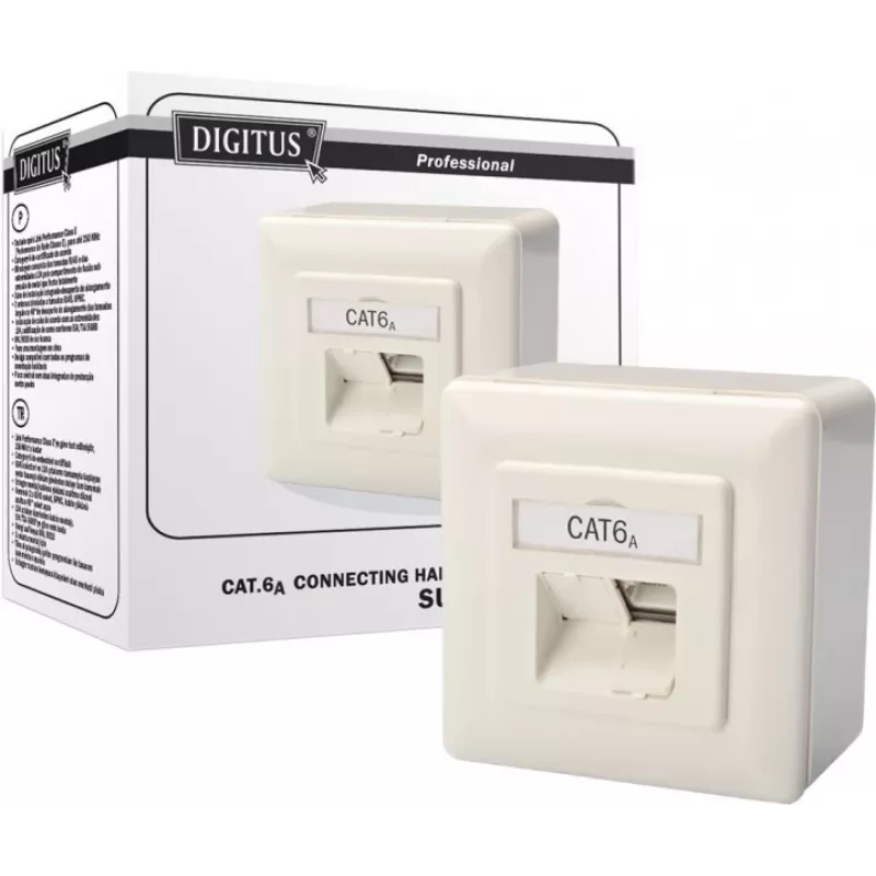 Sieninis lizdas Digitus CAT 6A Class EA DN-9007-S-1